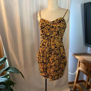 Zip front sundress WITH POCKETS!!